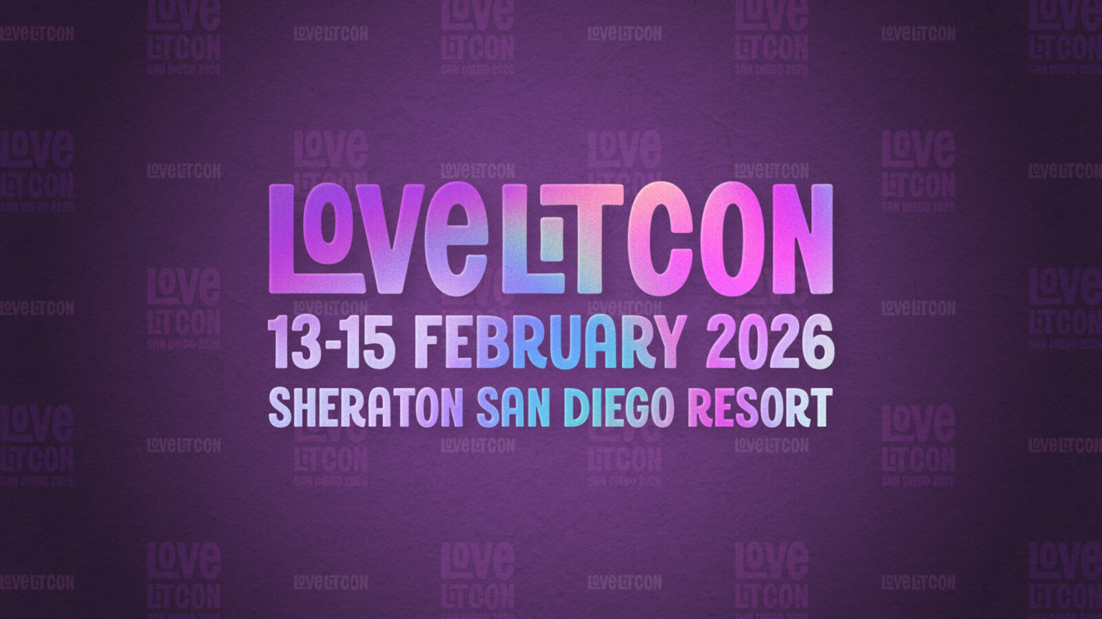 LoveLitCon, 13-15 February 2026, Sheraton San Diego Hotel & Marina