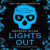 audiobook cover: Lights Out, by Navessa Allen, narrated (in part) by Zachary Webber