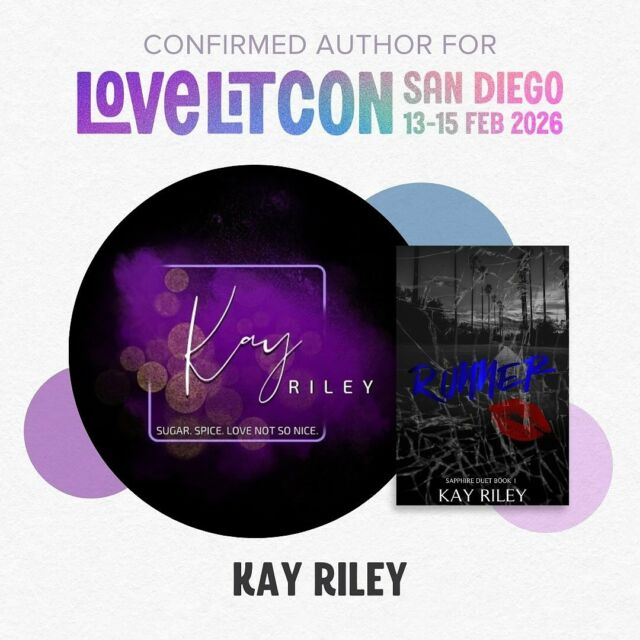 ✨ Exciting News! ✨

LoveLitCon is thrilled to announce that @kayrileyauthor, the talented author of Runner, will be joining us as a signing author at LoveLitCon 2026! 📚💖

Runner is the first book in the Sapphire Duet series, introducing readers to Milina Porter, a woman who becomes a ghost in the shadows, known for her car heists. The story is a dark, fast-paced romance that captivates fans of enemies-to-lovers narratives. 

Don’t miss the chance to meet Kay in person, get your favorite books signed, and immerse yourself in the vibrant world of romance literature.

📍 Sheraton San Diego Resort, Harbor Island, San Diego, CA
📅 February 13–15, 2026

Join us for an unforgettable weekend celebrating love, books, and the amazing authors who bring our favorite stories to life! Tag your fellow book lovers and start planning your trip today. ✨📖

#LoveLitCon2026 #KayRiley #Runner #SapphireDuet #RomanceAuthor #BookSigning #SanDiegoEvents