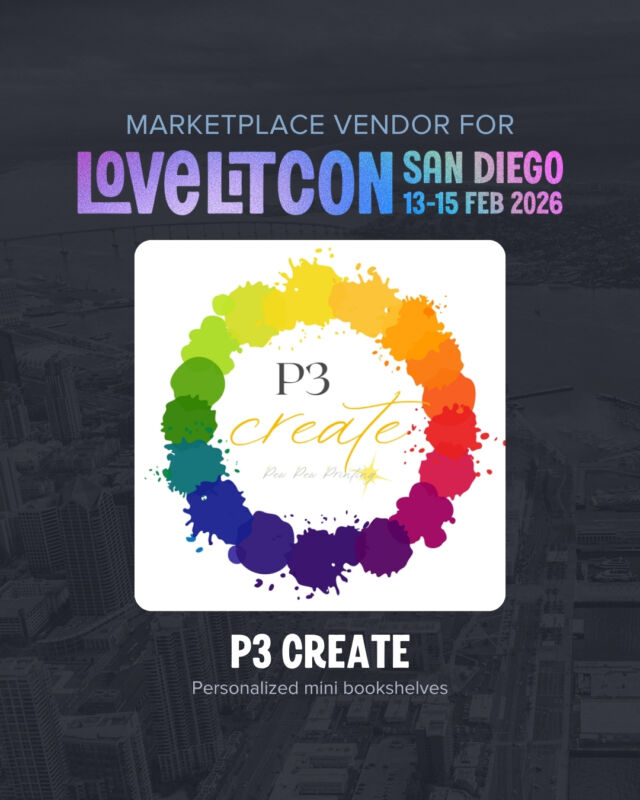✨ VENDOR ANNOUNCEMENT ✨

Please welcome P3 Create a fun Pew Pew Printer to the LoveLitCon Marketplace! 🎉📚

From bookmarks and ornaments to their adorable mini letter bookshelves, this vendor is bringing all the bookish charm you didn’t know you needed! 🛍️📖

Catch them in San Diego next February and grab something uniquely handmade and reader-approved! 🔥(She also has a spicy side that you MUST check out!)

#LoveLitCon #P3Create #PewPewPrinting #BookishMerch #Bookmarks #MiniBookshelves #RomanceReaders #VendorSpotlight #LoveLitCon2026