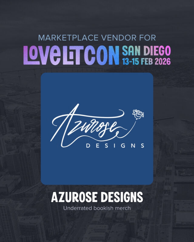 💫 VENDOR ANNOUNCEMENT💫 

We’re so excited to welcome Azurose Designs to the LoveLitCon Marketplace! 💕

Run but he creative duo Azura and Emily, they’re bringing all the bookish merch — think fun stickers, adorable enamel pins and so much more. 😍

Come snag something cute for your TBR list and find your next fan fave merch. 

#LoveLitCon #AzuroseDesigns #BookishMerch #StickerAddict #EnamelPins #RomanceReaderVibes #LoveLitCon2026 #BookishGoodies