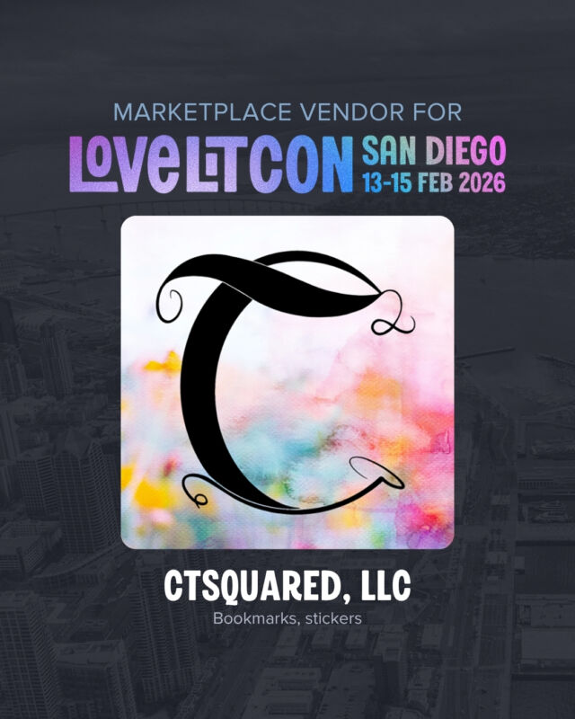📣 Exciting Vendor Alert! 📣 

We’re thrilled to welcome CTSquared to LoveLitCon! 💕 They’re bringing their signature flair with fun custom bookmarks and adorable stickers that every book lover will obsess over. 

Whether you're Team Fantasy or Rom-Com Royalty, they've got something perfect for your pages! 👑📖

We can’t wait to see what they bring to us next February. Don’t miss their booth — your next favorite bookmark will be there waiting for you! 💫 
 #LoveLitCon #BookishGoodies #CTSquared #BookTokMerch #BookmarkAddict
