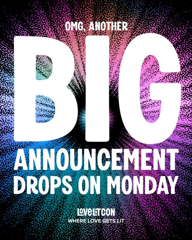 ✨ Another BIG announcement is inbound from LoveLitCon! 👀 Her stories turn enemies into lovers, strangers into soulmates, and protectors into the ones who need saving. Guess who’s bringing the ultimate dose of heart, humor, and hope to our keynote stage? 💕

#LoveLitCon #RomanceReaders #BookishEvents #BookSigning #RomanceConventions #Bookstagram #SanDiego