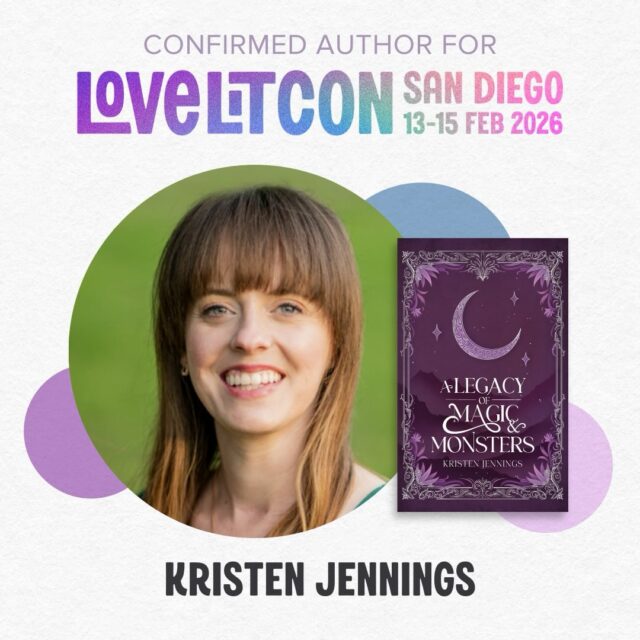 ✨ Author Announcement! ✨

We’re excited to welcome Kristen Jennings to the LoveLitCon line up!

Kristen is the author of A Legacy of Magic & Monsters, a fantasy romance filled with power, danger, and unforgettable characters. 

If you love magical worlds and epic love stories, she’s one to add to your list. ✨

Meet Kristen in San Diego this February at LoveLitCon 2026!

#LoveLitCon #LoveLitCon2026 #AuthorAnnouncement #KristenJennings #ALegacyOfMagicAndMonsters #FantasyRomance #BookishNews #RomanceCon #BookConvention #ReadersAndWriters #BookCommunity
