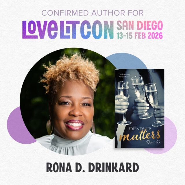 ✨ Author Announcement! ✨

Please help us welcome Rona D. Drinkard as a signing author at LoveLitCon! 💖📚

Rona is the author of Friendship Matters. "Friendship Matters" is a critically acclaimed romantic comedy that beautifully blends heartfelt emotions with lighthearted humor. We can all use a little of that right now. 🥰 

We’re excited for readers to meet her, grab signed copies, and chat about all things books over the weekend.

Join us in welcoming Rona to LoveLitCon. We can’t wait to have her with us in San Diego!

#LoveLitCon #LoveLitCon2026 #SigningAuthor #RonaDDrinkard #FriendshipMatters #RomanceReaders #BookConvention #AuthorLove