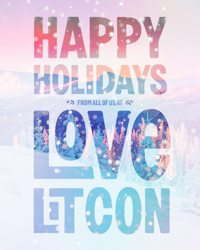 Wishing you and yours a happy holiday season. The LoveLitCon team looks forward to seeing you in February! ❤️