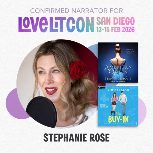🎧✨ Narrator Announcement! ✨🎧

We’re excited to welcome @stephrosevoice to LoveLitCon! Stephanie is an incredible audiobook narrator who has brought stories to life for authors including Sierra Simone and Emma St. Clair.

You’ll be able to find her in the author signing room during the weekend so be sure to stop by, say hello, and show some love to the voice behind so many favorite listens! 💕📚🎙️

#LoveLitCon #AudiobookNarrator #RomanceAudiobooks #BookishEvents #NarratorLove