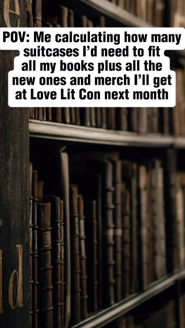 We’re getting closer to the big day!! I’m dusting off my book sleeves and book cart because the haul from Love Lit Con 2026 will be amazing!! 

#lovelitcon #lovelitcon2026 #booksigning #bookevents2026